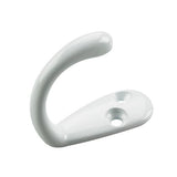 Wardrobe Hook, White, 4pk