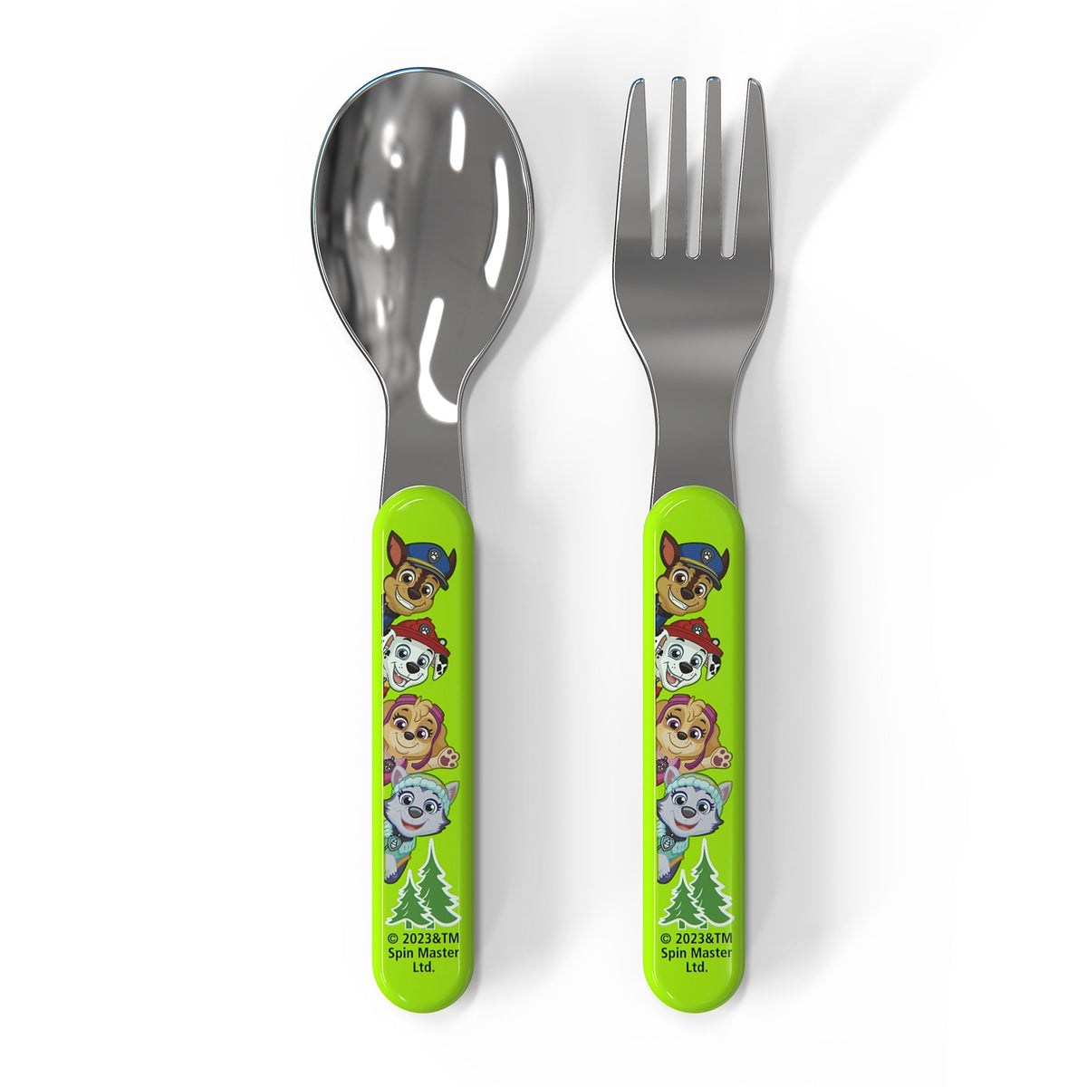 Flatware Set with Fork & Spoon, 2-Pc