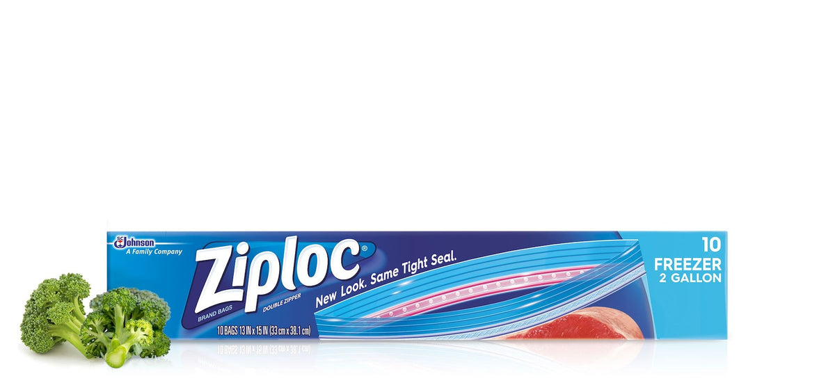 Extra Large Freezer Plastic Bags, 5.5-L, 10-pk
