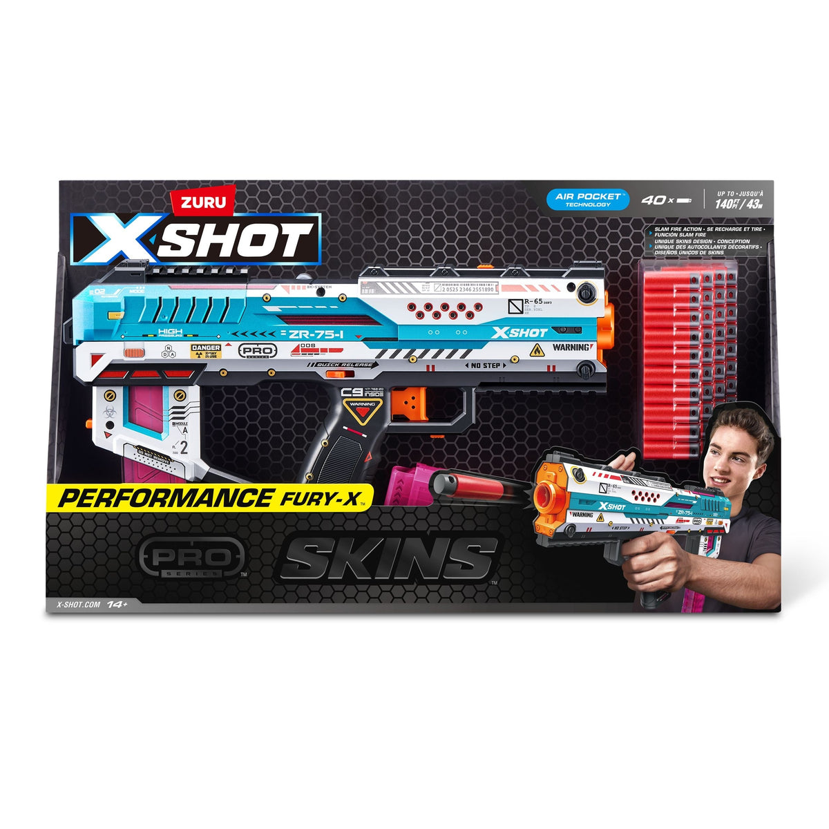 Performance Fury-X Dart Blaster with 40 Darts